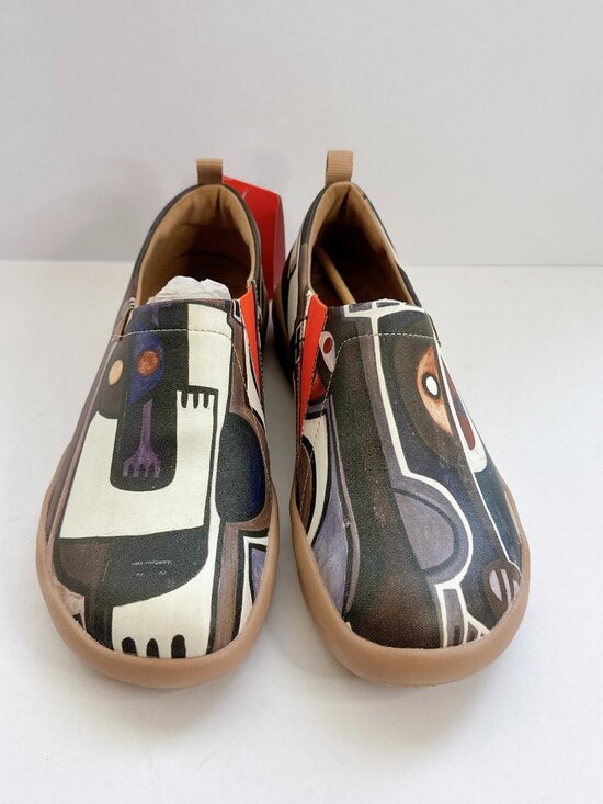 Men’s Size 11 NWT UIN Combination Art Travel Shoes Abstract Slip-On Casual Flats main image 8